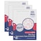 Pacon Filler Paper, 3/8in. Ruled, 8in. x 10.5in., 200 Sheets Per Pack, 3 Packs, 600PK PMMK09202 - alternate 1